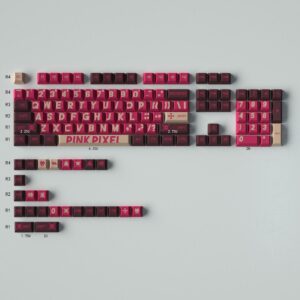 Red Pink Pixel Bold