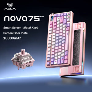 Nova75 MAX - Pink Charm - Light Feather (Silent) Switch - Carbon Fiber Plate