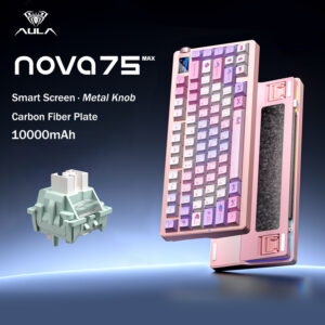 Nova75 MAX - Pink Charm - Jade Switch - Carbon Fiber Plate