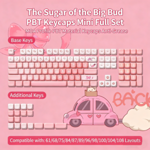[Sugar Bud] Keycap – Five-Sided Dye-Sub