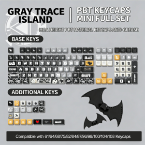 [Gray Island] Keycap – Five-Sided Dye-Sub
