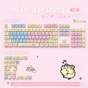 [Hamster DunDun] Keycap – Single-Sided Dye-Sub