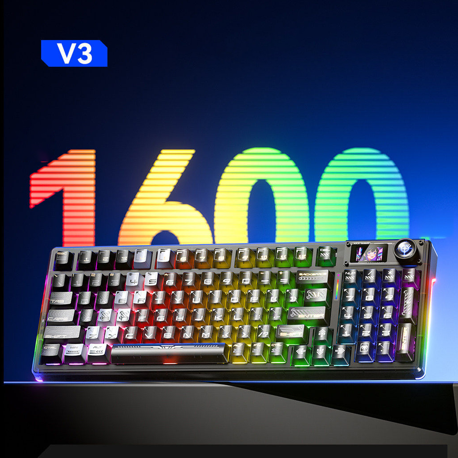 AULA F98 Pro V3 Tri-Mode Gasket RGB Mechanical Keyboard