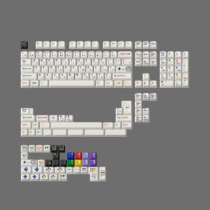 SFC 1990 Keycaps - Minimalist Style