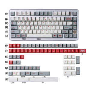 Retro tulvapunainen