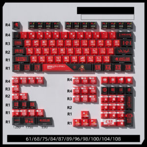 Asuka Dual-Legend Transparente Kleine Tastenkappen-Set 2.0 Version