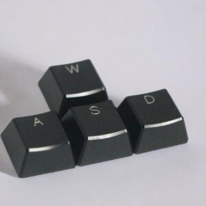 Schwarzes WASD-Set mit 4 Tasten