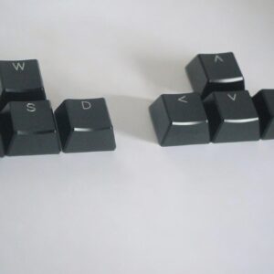 Schwarze WASD-Tasten (4er-Set) + Pfeiltasten (4er-Set)
