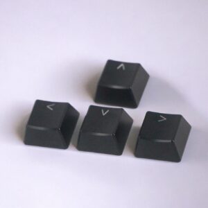 Schwarze Pfeiltasten, 4er-Set