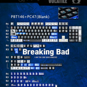 Breaking Bad profile non-side-printed non-translucent 145 keys + PC 47 keys