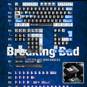 Breaking Bad profile side-printed translucent 134 keys + PC 47 keys