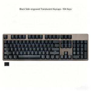 OEM - Black side-printed translucent 105 keycaps