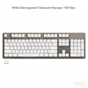 OEM - White side-printed translucent 105 keycaps