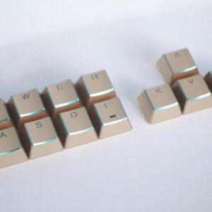 Roségoldener 12-Tasten-Tastenabzieher aus Aluminium