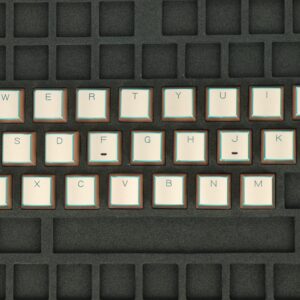 Roségoldene 26 Buchstaben