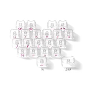 12 MAO Cat [Side-Print Heart Clear PC] 21 pezzi