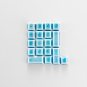 14. Craquelé bleu - Blanc - C