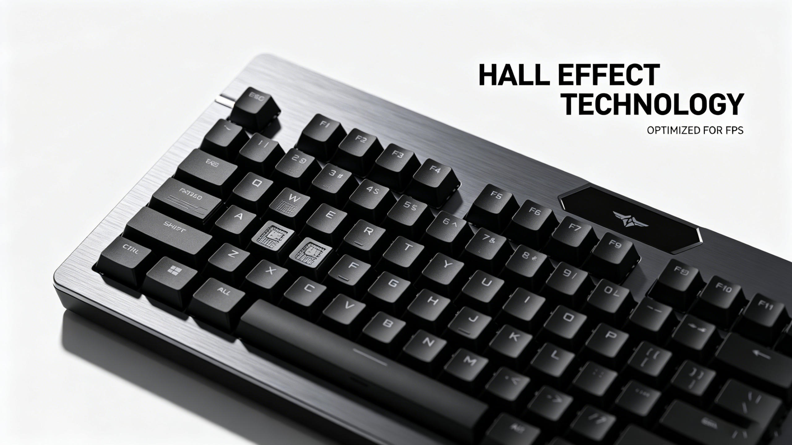 Teclado moderno para juegos con efecto Hall, ideal para juegos FPS.