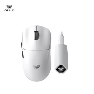 Nebula White Wireless Tri Mode   PAW3950