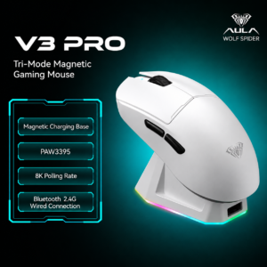 V3 Pro 화이트 - 듀얼 8K | PAW3395