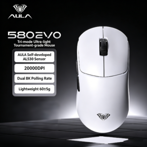 White - Wireless Tri-mode - Dual 8K Version