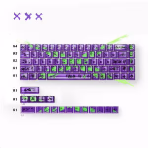 Neon Riot (Keycaps) Compatible with 606468 Layout