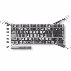 Opposition Invalid - Glossy (Keycaps for ROG Shadow Demon and Night Demon)