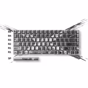 Opposition Invalid - Matte (Keycaps for ROG Shadow Demon and Night Demon)